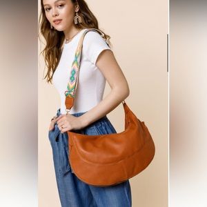 Jasmine Azetec Neon Strap U Shaped Crossbody NWT